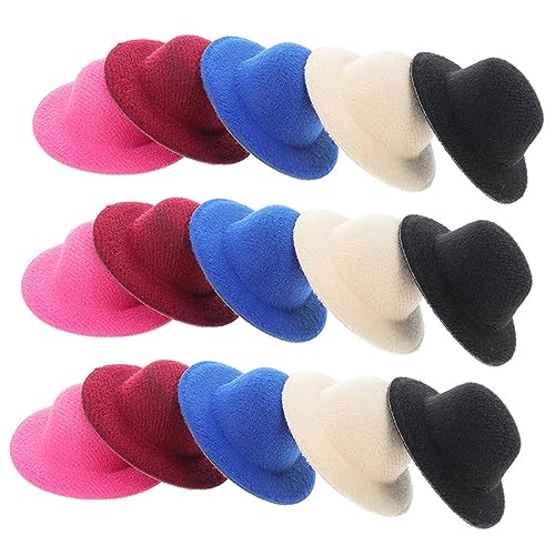 STOBOK 15 Stück Puppenhüte Miniatur-bastelkappen für Puppen und Schneemänner Deko-zubehör STOBOK 15 Stück Puppenhüte Miniatur-bastelkappen für Puppen und Schneemänner Deko-zubehör von STOBOK