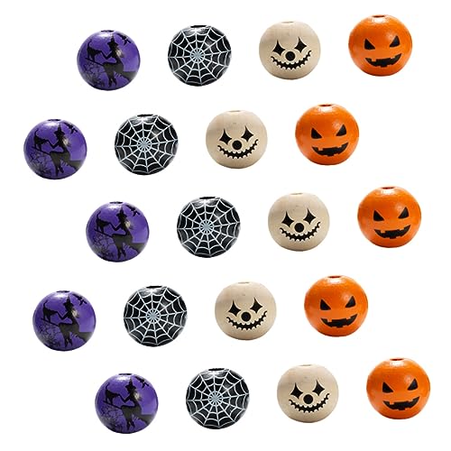 STOBOK 160 Stück Halloween-Holzperlen Ornamente Dekorationen klein Halloween-Charme Party halloween dekoration halloween-dekoration halloweendeko Schmuck, der Perle findet Perlen für DIY STOBOK 160 Stück Halloween-Holzperlen Ornamente Dekorationen klein Halloween-Charme Party halloween dekoration halloween-dekoration halloweendeko Schmuck, der Perle findet Perlen für DIY von STOBOK