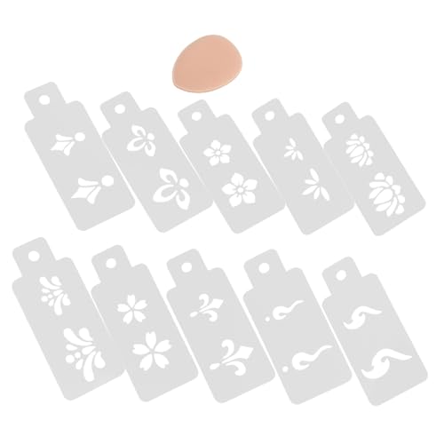 STOBOK 1Satz Farbschablonen für Designs für Gesichtsmalerei und Traditionelle Chinesische Daumenpuffs für Präzise Anwendung und Aufwendige von STOBOK