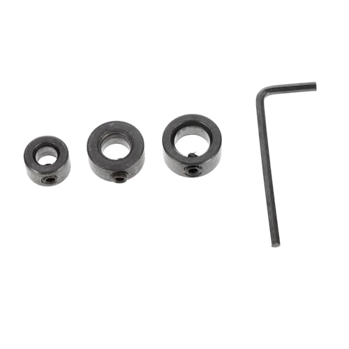 STOBOK 1Satz Holzbearbeitungsbohrer Tiefenstopp Teiliges Zubehör mit Carbonstahl Ringen und Sechskantschlüssel für Präzise Bohrlöcher und Wiederholte Anwendungen STOBOK 1Satz Holzbearbeitungsbohrer Tiefenstopp Teiliges Zubehör mit Carbonstahl Ringen und Sechskantschlüssel für Präzise Bohrlöcher und Wiederholte Anwendungen von STOBOK