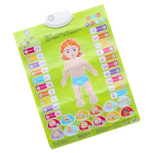 STOBOK 1Stk Stimme hängendes Bild Lehrtafeln sprechendes Poster für Kinder pädagogisches Vorschulplakat Audioposter für Kleinkinder Kinder-Lernplakat pädagogisches Audio-Poster PVC STOBOK 1Stk Stimme hängendes Bild Lehrtafeln sprechendes Poster für Kinder pädagogisches Vorschulplakat Audioposter für Kleinkinder Kinder-Lernplakat pädagogisches Audio-Poster PVC von STOBOK
