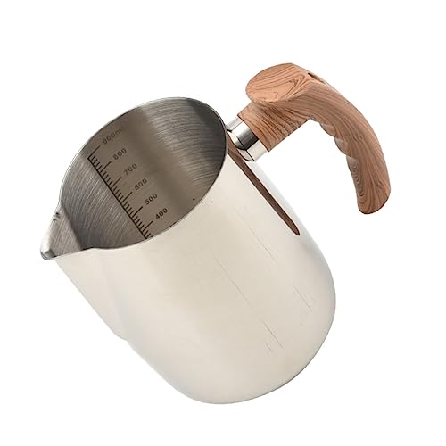 STOBOK 1stk Wachs Becher Kerze, Der Gießen Topf Käse Schmelzen Topf Metall Schokolade Schmelzen Container Kerze Schmelzen Topf Candy Schmelzen Pan Schaumbecher Mit Edelstahl von STOBOK