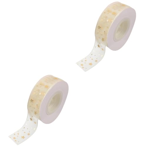 STOBOK 2 Rollen Box Haarspangenband Selber Machen Drahtband Umwickeln Schleife Wickelband Satinband Goldenes Weihnachtsband Goldenes Band Geschenkband Banddekor Haarklammerband Stoff STOBOK 2 Rollen Box Haarspangenband Selber Machen Drahtband Umwickeln Schleife Wickelband Satinband Goldenes Weihnachtsband Goldenes Band Geschenkband Banddekor Haarklammerband Stoff von STOBOK