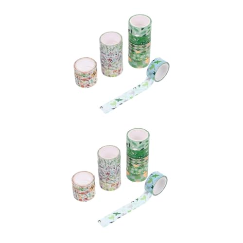 STOBOK 2 Sätze 2 Sets Blumenband Klebeband Scrapbook Nagelaufkleber Weihnachtsaufkleber Zum Basteln Aufkleber Für Bänder Bastelbänder Albumbänder 12 Rollen * 2 12 Rollen * 2 STOBOK 2 Sätze 2 Sets Blumenband Klebeband Scrapbook Nagelaufkleber Weihnachtsaufkleber Zum Basteln Aufkleber Für Bänder Bastelbänder Albumbänder 12 Rollen * 2 12 Rollen * 2 von STOBOK
