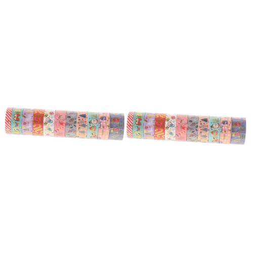 STOBOK 2 Sätze 2 Sets Weihnachtsklebeband Scrapbooking Journaling Zubehör Weihnachts Bastelband Weihnachtsschmuck Dekoratives Klebeband Scrapbook Zubehör 11 Rollen * 2 STOBOK 2 Sätze 2 Sets Weihnachtsklebeband Scrapbooking Journaling Zubehör Weihnachts Bastelband Weihnachtsschmuck Dekoratives Klebeband Scrapbook Zubehör 11 Rollen * 2 von STOBOK
