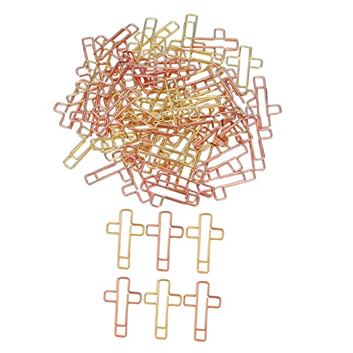 STOBOK 2 Sätze Büroklammern Aus Metall Visitenkarten Halterung Aktenregal Metallische Lesezeichen Aktenständer Süße Büroklammern Papierclips Papierklammern Bibel-büroklammer 40 Stück * 2 von STOBOK
