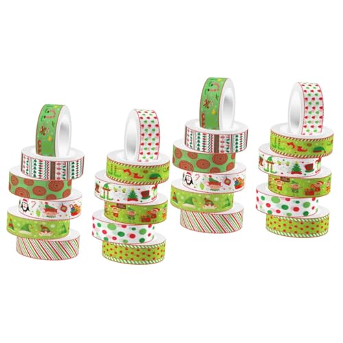 STOBOK 2 Sätze Dekoratives Klebeband Für Einklebebuch Dekorationen Scrapbook-klebeband Washi-tape-masse Scrapbooking Washi Tape Süßes Band Colorful 12 Rollen * 2 von STOBOK
