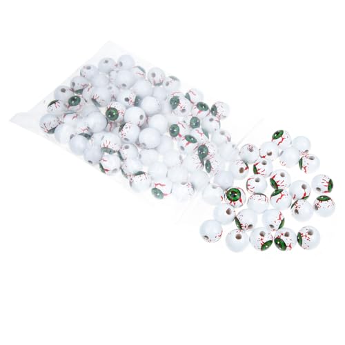 STOBOK 2 Sätze Halloween-holzperlen Halloween Basteln Halloween Dekoration Basteln Halloween Augapfel Scherzen Puppenzubehör Bastelperlen-charme Festival-schmuckperlen Green 100 Stück * 2 STOBOK 2 Sätze Halloween-holzperlen Halloween Basteln Halloween Dekoration Basteln Halloween Augapfel Scherzen Puppenzubehör Bastelperlen-charme Festival-schmuckperlen Green 100 Stück * 2 von STOBOK