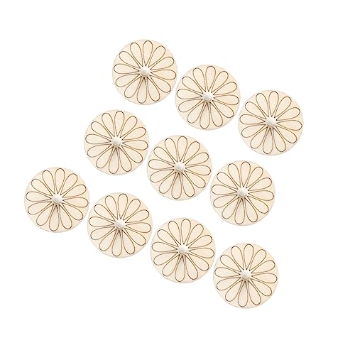 STOBOK 2 Sätze Kinderspielzeug Gyro Bastelset Basteln Für Physikalisches Physik Crafts for Spinnen Aus Holz Oberteile Für Bambus 10 Stück * 2 von STOBOK