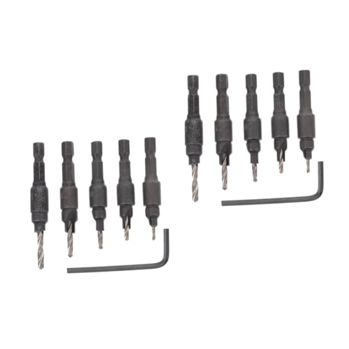 STOBOK 2 Sätze Lochsäge Bit Für Schlüssel Bohrer Holzbearbeitung Lochöffner Holzarbeiter Werkzeug Lochschneider Schwarz Hochgeschwindigkeitsstahl 6 Stück * 2 STOBOK 2 Sätze Lochsäge Bit Für Schlüssel Bohrer Holzbearbeitung Lochöffner Holzarbeiter Werkzeug Lochschneider Schwarz Hochgeschwindigkeitsstahl 6 Stück * 2 von STOBOK