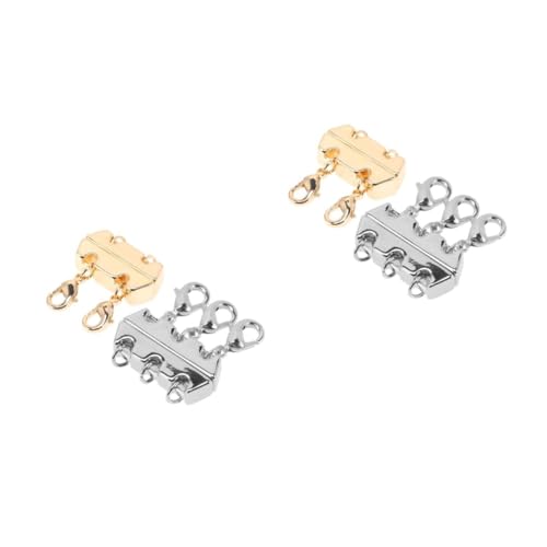 STOBOK 2 Sätze Magnetische Halskette Halsketten-schichtverschluss Schichtung Magnetischer Schmuckverschluss Mehrschichtiger Halskettenverschluss Schmuck Verschluss Kupfer 2 Stück * 2 STOBOK 2 Sätze Magnetische Halskette Halsketten-schichtverschluss Schichtung Magnetischer Schmuckverschluss Mehrschichtiger Halskettenverschluss Schmuck Verschluss Kupfer 2 Stück * 2 von STOBOK