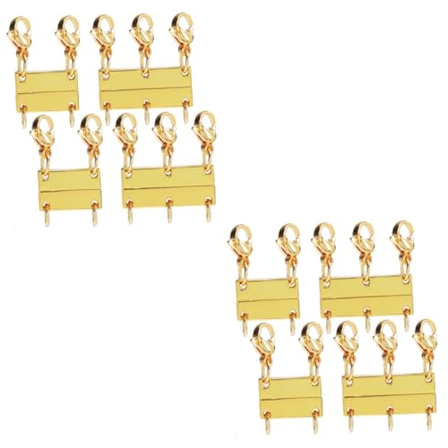 STOBOK 2 Sätze Magnetischer Halskettenverschluss Halsketten Set Verschlüsse Für Halsketten Schmuckverschlüsse Und Verschlüsse Stapler Schließe Halskette Detangler-verschluss 2 Stücke * 2 von STOBOK