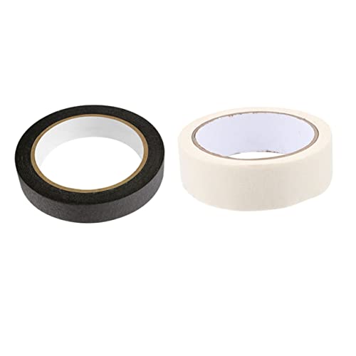 STOBOK 2 Sätze Malerband Seidenband Ripsband Sprühband Malerkrepp Pailettenband Buntes Abdeckband Zeichnungsband Sprühlack Diy Art Tapes Selbstgemachte Abklebebänder Papier 2 Stücke * 2 von STOBOK