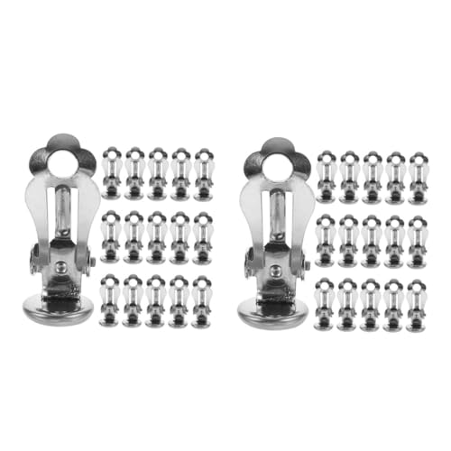STOBOK 2 Sätze Materialien Für Ohrclips Zubehör Tablett Schlüssel Rostfrei Ohrhaken Sterling Ohrringe Clips Ohrring Clip Ohrclips Schmuck Selber Machen Schöner Ohrclip Silver 50 Stück * 2 STOBOK 2 Sätze Materialien Für Ohrclips Zubehör Tablett Schlüssel Rostfrei Ohrhaken Sterling Ohrringe Clips Ohrring Clip Ohrclips Schmuck Selber Machen Schöner Ohrclip Silver 50 Stück * 2 von STOBOK