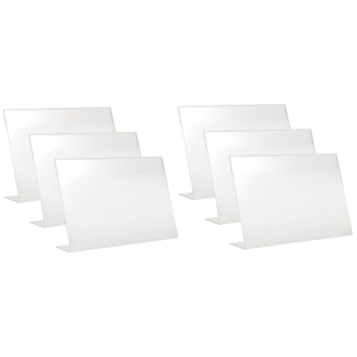 STOBOK 2 Sätze Preisschild Inhaber Produktetiketthalter Anzeige Steht Etikettenhalter Vertikaler Schilderständer Vertikaler Schilderhalter Werbeschilder Ladenpreisstand Acryl 3 Stück * 2 STOBOK 2 Sätze Preisschild Inhaber Produktetiketthalter Anzeige Steht Etikettenhalter Vertikaler Schilderständer Vertikaler Schilderhalter Werbeschilder Ladenpreisstand Acryl 3 Stück * 2 von STOBOK