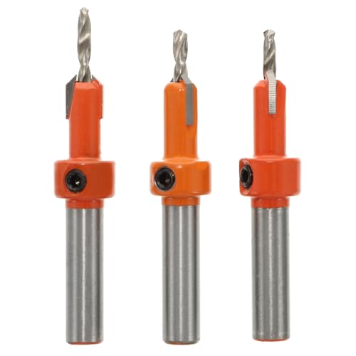 STOBOK 2 Sätze Senkbohrer Holzbearbeitung Versenken Granit Loch Kernbohrer Bohren Gegenversinken Fase Kegelbohrer Holzkorkbohrer Mittelschlag Orange Hochgeschwindigkeitsstahl 3 Stück * 2 STOBOK 2 Sätze Senkbohrer Holzbearbeitung Versenken Granit Loch Kernbohrer Bohren Gegenversinken Fase Kegelbohrer Holzkorkbohrer Mittelschlag Orange Hochgeschwindigkeitsstahl 3 Stück * 2 von STOBOK