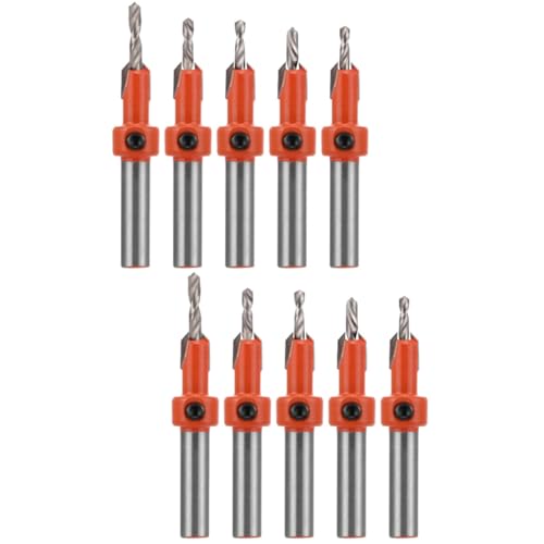 STOBOK 2 Sätze Senkbohrer Schalter Fase Versenken Schlüssel Holzbearbeitung Senkerbohrer Countersink Kammernbohrer Hochgeschwindigkeitsstahl Orange 5 Stück * 2 STOBOK 2 Sätze Senkbohrer Schalter Fase Versenken Schlüssel Holzbearbeitung Senkerbohrer Countersink Kammernbohrer Hochgeschwindigkeitsstahl Orange 5 Stück * 2 von STOBOK