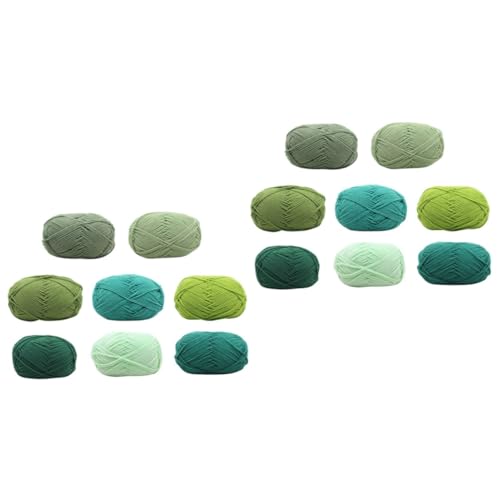 STOBOK 2 Sätze Strickgarn Aus Baumwolle Garn Zum Häkeln Häkelgarn Baumwollgarn Zum Stricken Klobig Nähen Stoff Lilie Garnbündel Farbiges Garn Strickgarn Zubehör Green 8rolle*2 STOBOK 2 Sätze Strickgarn Aus Baumwolle Garn Zum Häkeln Häkelgarn Baumwollgarn Zum Stricken Klobig Nähen Stoff Lilie Garnbündel Farbiges Garn Strickgarn Zubehör Green 8rolle*2 von STOBOK