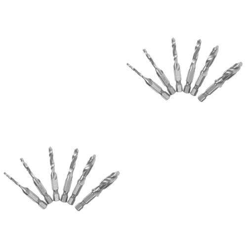 STOBOK 2 Sätze Teiliges Hochgeschwindigkeitsstahl Gewindebohrer Multifunktional Spiralbohrer für Präzises Bohren Gewindeschneiden und Entgraten für Verschiedene und Anwendungen STOBOK 2 Sätze Teiliges Hochgeschwindigkeitsstahl Gewindebohrer Multifunktional Spiralbohrer für Präzises Bohren Gewindeschneiden und Entgraten für Verschiedene und Anwendungen von STOBOK