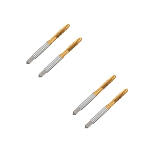 STOBOK 2 Sätze Titanbeschichtete Hochgeschwindigkeitsstahl Gewindebohrer Für Maschinen Für Präzise Bohrungen Und Gewindeschneidarbeiten Harten Materialien 2 Stück * 2 STOBOK 2 Sätze Titanbeschichtete Hochgeschwindigkeitsstahl Gewindebohrer Für Maschinen Für Präzise Bohrungen Und Gewindeschneidarbeiten Harten Materialien 2 Stück * 2 von STOBOK