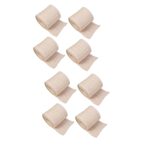 STOBOK 2 Sätze Weihnachtsdekorationsstoffrolle Für Sackleinen Ripsband Rustikal Wickelband Festivalband Dekoratives Band Geschenkband Verpacken Paketband Leinen- Beige 4 Rollen * 2 STOBOK 2 Sätze Weihnachtsdekorationsstoffrolle Für Sackleinen Ripsband Rustikal Wickelband Festivalband Dekoratives Band Geschenkband Verpacken Paketband Leinen- Beige 4 Rollen * 2 von STOBOK