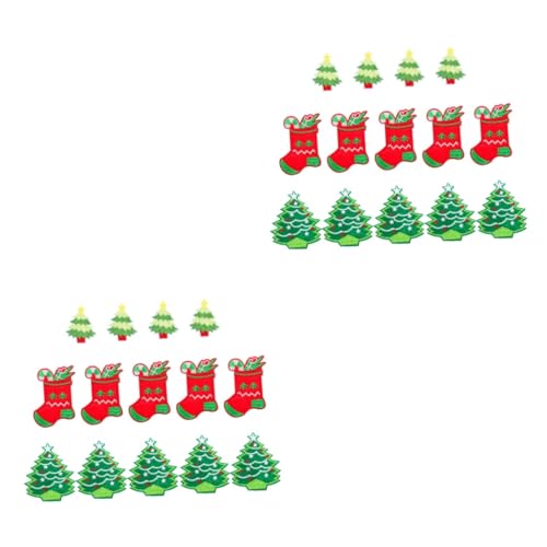 STOBOK 2 Sätze Weihnachtspatch-aufkleber Kindermode Attraction Taschendekoration Wanddekoration Thematisiert Sticken Lochreparaturaufkleber Diy Kleidung Dekoration Stickerei 14 Stücke * 2 STOBOK 2 Sätze Weihnachtspatch-aufkleber Kindermode Attraction Taschendekoration Wanddekoration Thematisiert Sticken Lochreparaturaufkleber Diy Kleidung Dekoration Stickerei 14 Stücke * 2 von STOBOK