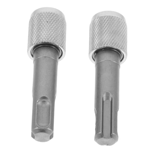 STOBOK 2 Stück Elektrohammer Adapter Schlagschrauber Adapter Bohrhammer Adapter Teleskop Konverter Adapter Stangen Bit Adapter Bohrer Verlängerungswerkzeug Umbauadapter Graue von STOBOK