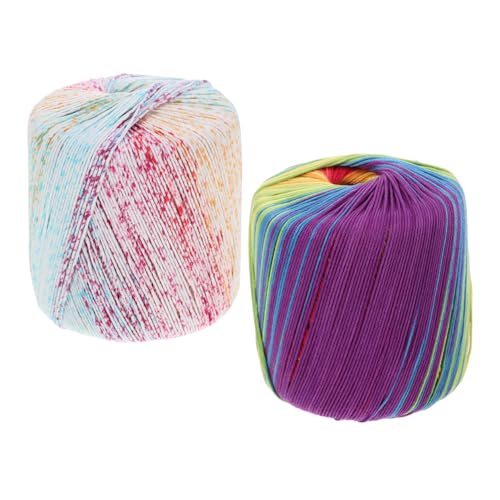STOBOK 2 Stück Handgefertigter Wottwäschefaden Farbige Garne Mehrfarbiger Baumwollgarn Schneidbares Strickgarn Professionelles Strickgarn Strickzubehör Stickgarne Häkelgarne Baumwollfaden STOBOK 2 Stück Handgefertigter Wottwäschefaden Farbige Garne Mehrfarbiger Baumwollgarn Schneidbares Strickgarn Professionelles Strickgarn Strickzubehör Stickgarne Häkelgarne Baumwollfaden von STOBOK