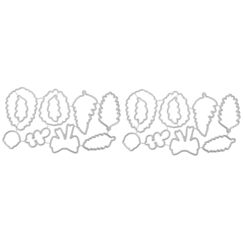 STOBOK 2 Stück Prägeschneideform Karte Schnitte Schneiden sterben Herstellung ausstechplatte cutter messser die bescherung Fotorahmen-Stanzformen Scrapbooking-Stanzformen Kohlenstoffstahl von STOBOK