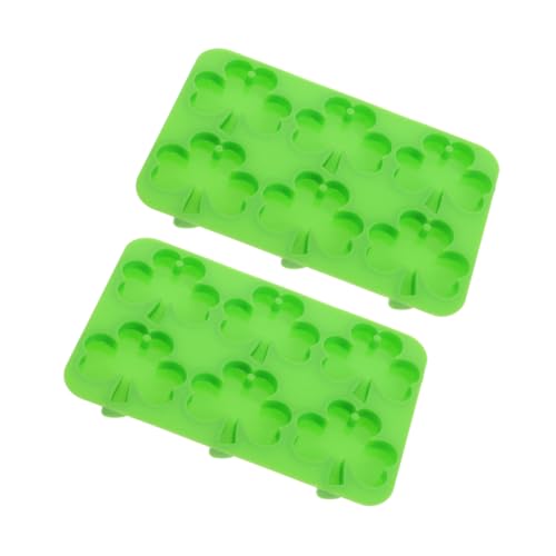 STOBOK 2 Stück Silikonohrringform Harzohrringe Schimmel Blattohrringform Silikonform Für Charms Diy Bastelform Gießformen Aus Harz Ohrring -anhängerform Green Kieselgel von STOBOK