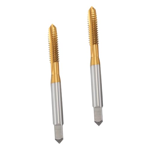 STOBOK 2 Stück Tin Beschichtete Spiralbohrer Hochgeschwindigkeitsstahl Präzisionsbohrer für Metallbearbeitung und Gewindereparatur für Profis und Heimwerker STOBOK 2 Stück Tin Beschichtete Spiralbohrer Hochgeschwindigkeitsstahl Präzisionsbohrer für Metallbearbeitung und Gewindereparatur für Profis und Heimwerker von STOBOK