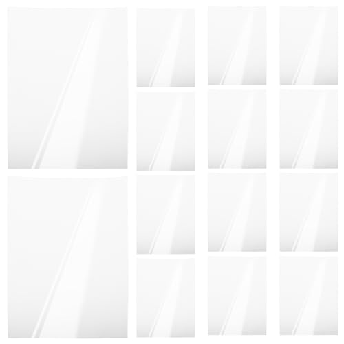 STOBOK 20 Blatt Hochglänzendes Fotopapier Fotodruckerpapier Fotopapier Für Drucker Poster Papier Hochglanzpapier Broschürenpapier Farbig Fotopapiere Fotopapier Bedrucken Druckpapiere Weiß von STOBOK