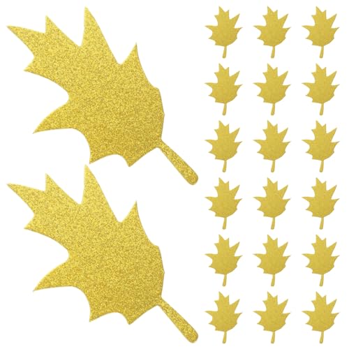 STOBOK 20 Stück Dekorationen aus Papier schneiden Ahornblätter Ausschnitte Herbstlaub geformt groß Natur papierschere pauspapier Thanksgiving-Papierahornblätter Blattpapierschnitte Golden STOBOK 20 Stück Dekorationen aus Papier schneiden Ahornblätter Ausschnitte Herbstlaub geformt groß Natur papierschere pauspapier Thanksgiving-Papierahornblätter Blattpapierschnitte Golden von STOBOK