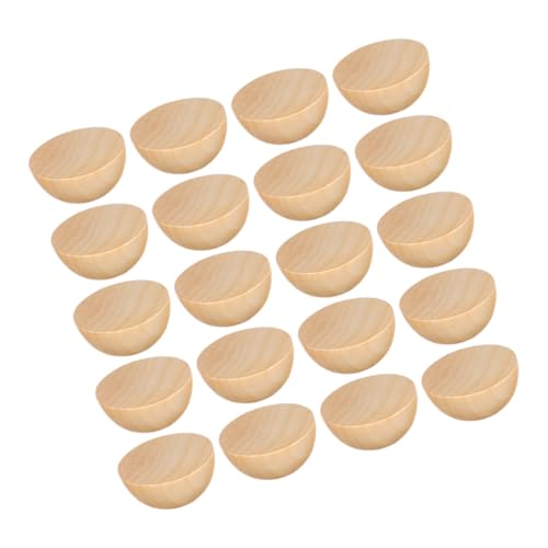 STOBOK 20 Stück Holzkugel Dekoration Kleine Holzperlen Zum Basteln Mini Holzkugel Holzbastelperlen Halbe Holzkugeln Zum Basteln Kleine Holzkugeln Zum Basteln Holzbasteln Beige STOBOK 20 Stück Holzkugel Dekoration Kleine Holzperlen Zum Basteln Mini Holzkugel Holzbastelperlen Halbe Holzkugeln Zum Basteln Kleine Holzkugeln Zum Basteln Holzbasteln Beige von STOBOK