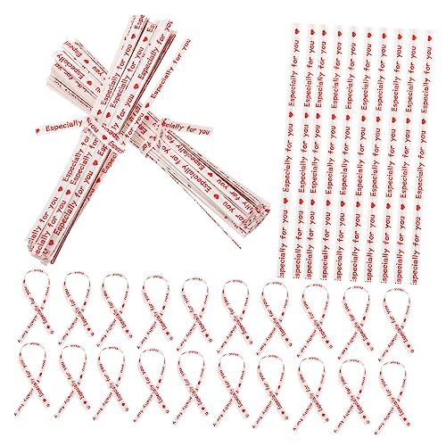 STOBOK 2000 Stk Zhasi Süßigkeiten-krawatten Für Tasche Brotbeutelbinder Taschen Für Brezelstangen Lebensmittelbeutel Krawatten Süßigkeiten Krawatten Versiegelnde Fliege Metall Papier Weiß von STOBOK