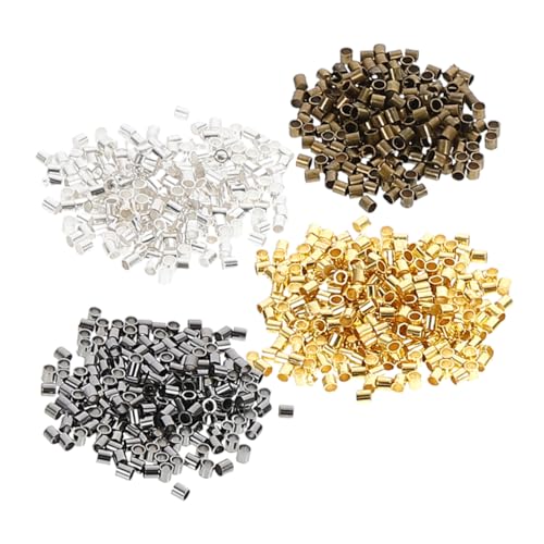 STOBOK 2000 Stück 2 Mm Quetschperlen: Kupferrohr-quetschperlen Zur Schmuckherstellung – Bastelzubehör Für Halsketten, Armbänder Und Ohrringe STOBOK 2000 Stück 2 Mm Quetschperlen: Kupferrohr-quetschperlen Zur Schmuckherstellung – Bastelzubehör Für Halsketten, Armbänder Und Ohrringe von STOBOK