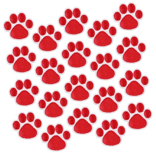 STOBOK 20Stücke Hundepfoten Patches Selbstklebende Applikationen für Kleidung Jacken Hüte und Taschen DIY Reparaturflicken zum Aufbügeln STOBOK 20Stücke Hundepfoten Patches Selbstklebende Applikationen für Kleidung Jacken Hüte und Taschen DIY Reparaturflicken zum Aufbügeln von STOBOK