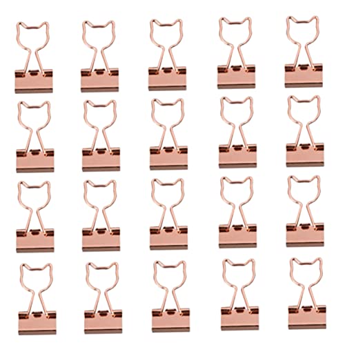 STOBOK 20st Büroclip Mit Langem Lustige Büroklammern Briefbrett Buchumschläge Kleine Heftklammern Katze Büroklammern Papierverschluss Katzenbinder Farbe Mini Mappe Roségold Metall STOBOK 20st Büroclip Mit Langem Lustige Büroklammern Briefbrett Buchumschläge Kleine Heftklammern Katze Büroklammern Papierverschluss Katzenbinder Farbe Mini Mappe Roségold Metall von STOBOK