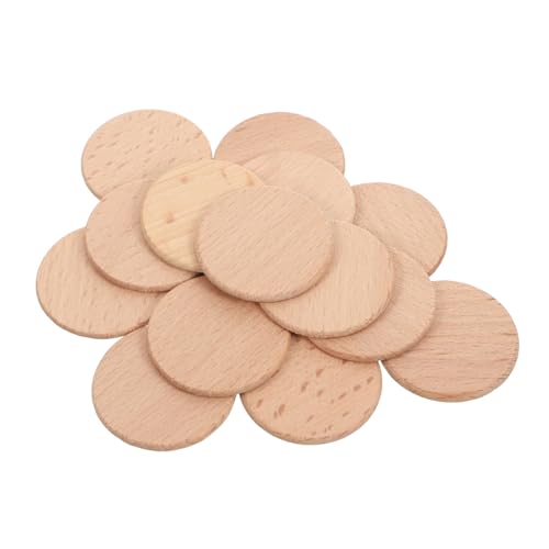 STOBOK 20 Stücke Holz Handwerk Runde Holz Ausschnitte für Tafelaufsätze Wohnkultur STOBOK 20 Stücke Holz Handwerk Runde Holz Ausschnitte für Tafelaufsätze Wohnkultur von STOBOK