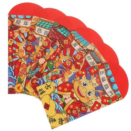 STOBOK 24 Stück rote Umschlagtasche Mondjahr-Drache Roter Paketdrache rote Pakete Jahr groß für hochzeit deko Roter Umschlag für das neue Jahr rotes Paket Papier STOBOK 24 Stück rote Umschlagtasche Mondjahr-Drache Roter Paketdrache rote Pakete Jahr groß für hochzeit deko Roter Umschlag für das neue Jahr rotes Paket Papier von STOBOK