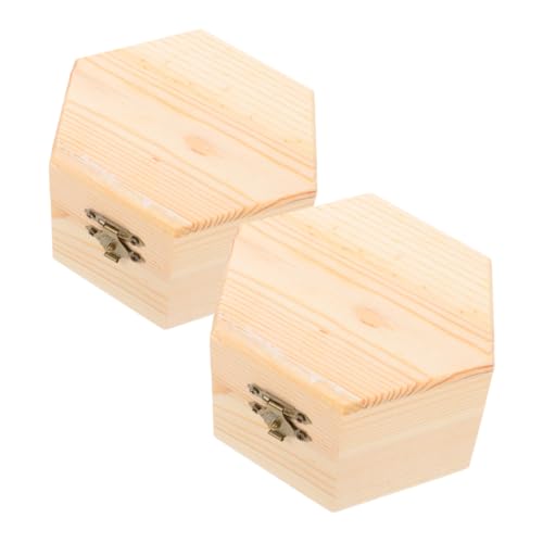 STOBOK 2Er-Packung Hölzerne Schmuckschatulle Schmuck Organizer schmuck aufbewahrung Kleine unvollendete Kisten Holzkisten Schmuckhalter Kiefernholz Beige STOBOK 2Er-Packung Hölzerne Schmuckschatulle Schmuck Organizer schmuck aufbewahrung Kleine unvollendete Kisten Holzkisten Schmuckhalter Kiefernholz Beige von STOBOK