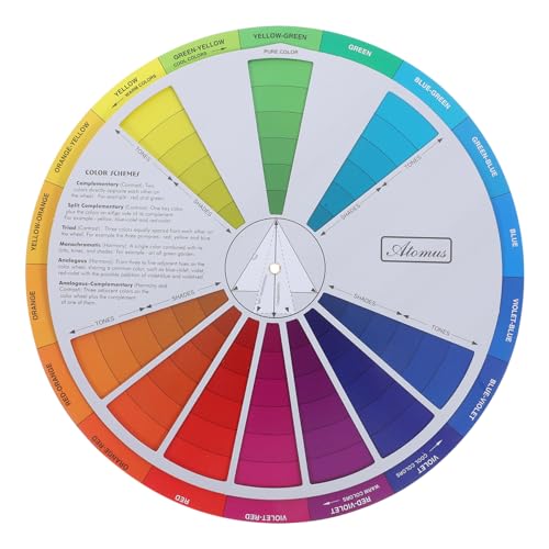 STOBOK 2st Farbverlaufsrad Farben Tafeldiagramm Farbrad-zahnpasta Farbmischpapier Tätowierzubehör Farbkreis Für Innenarchitekten Ral-farbkarte Farbpigmentrad Farbstoff Rotieren Tasche STOBOK 2st Farbverlaufsrad Farben Tafeldiagramm Farbrad-zahnpasta Farbmischpapier Tätowierzubehör Farbkreis Für Innenarchitekten Ral-farbkarte Farbpigmentrad Farbstoff Rotieren Tasche von STOBOK