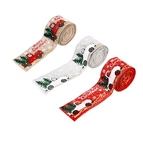 STOBOK Weihnachtsband Mit Kreativen Motiven Geschenkband Für Weihnachten Hellbraun Und Je 2 Meter Dekoratives Band Für Geschenkverpackungen Und Bastelarbeiten STOBOK Weihnachtsband Mit Kreativen Motiven Geschenkband Für Weihnachten Hellbraun Und Je 2 Meter Dekoratives Band Für Geschenkverpackungen Und Bastelarbeiten von STOBOK