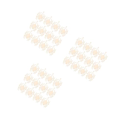 STOBOK 3 Sätze Anhänger Für Halloween Spinnennetz Dekoration Ausschnitte Bausätze Halloween Wanddeko Halloween Party Holzscheiben Holzornamente Anhänger Aus Holz Hölzern 20 Stück * 3 von STOBOK