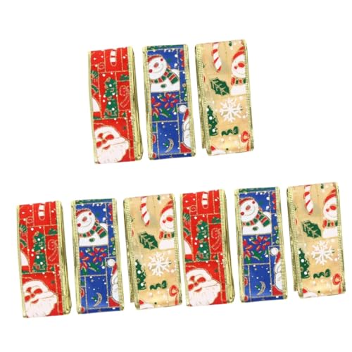 STOBOK 3 Sätze Dekoratives Band Ribbon Weihnachtsband Weihnachten Geschenkband Weihnachtsdeco Weihnachten Basteln Dekorationen Weihnachtsbedarf Diy -verpackungsband Polyester 3 Rollen * 3 STOBOK 3 Sätze Dekoratives Band Ribbon Weihnachtsband Weihnachten Geschenkband Weihnachtsdeco Weihnachten Basteln Dekorationen Weihnachtsbedarf Diy -verpackungsband Polyester 3 Rollen * 3 von STOBOK