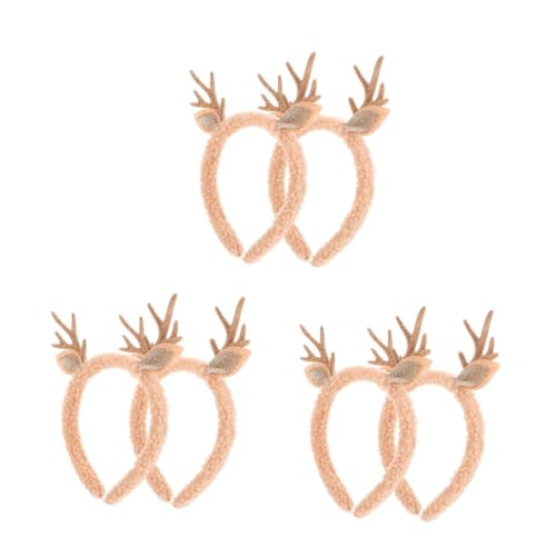 STOBOK 3 Sätze Geweih Stirnband Weihnachts-haarschmuck Weihnachtshaarband Weihnachten Haarreif Weihnachts Haarschmuck Weihnachtsstirnband Für Damen Stirnbänder Für Damen Stoff 2 Stück * 3 STOBOK 3 Sätze Geweih Stirnband Weihnachts-haarschmuck Weihnachtshaarband Weihnachten Haarreif Weihnachts Haarschmuck Weihnachtsstirnband Für Damen Stirnbänder Für Damen Stoff 2 Stück * 3 von STOBOK