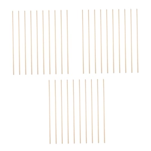 STOBOK 3 Sätze Gleichschenklige Dreieck Holzleisten Kellerfensterleiste Fensterleisten Wandleiste Fensterdekoration DIY Fensterleiste Fensterleisten Holz Dekorativ 10 Stück * 3 von STOBOK
