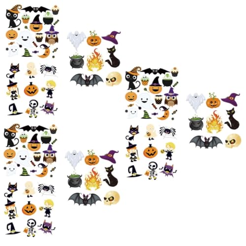 STOBOK 3 Sätze Heiße Aufkleber Halloween -dekorationen Halloween-patches Kleider Flicken Aufbügeln Wärmeübertragungspflaster Wärmeübertragungsaufkleber Selber Machen Papier 3 Stücke * 3 von STOBOK