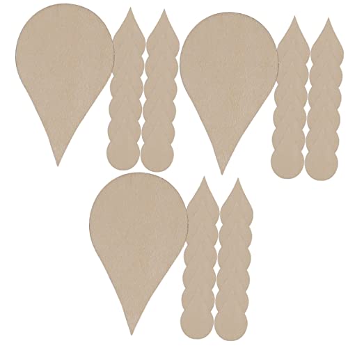 STOBOK 3 Sätze Regentropfen Holzspäne Holzformen Holzdeko Holzschmuck Holzhandwerk Makramee Holzperlen Etikett Farn Wald Holzleerausschnitte Holzausschnitt Basteln Hölzern 200 Stück * 3 STOBOK 3 Sätze Regentropfen Holzspäne Holzformen Holzdeko Holzschmuck Holzhandwerk Makramee Holzperlen Etikett Farn Wald Holzleerausschnitte Holzausschnitt Basteln Hölzern 200 Stück * 3 von STOBOK