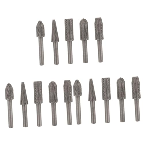 STOBOK 3 Sätze Rotierendes Stahlfeilen Set Holzbearbeitungsfeilen Schnitzbits Formschnitt Schleifen Rotationsgravur Holzgravierwerkzeug Metallfeilenwerkzeug 45 5 Stücke * 3 STOBOK 3 Sätze Rotierendes Stahlfeilen Set Holzbearbeitungsfeilen Schnitzbits Formschnitt Schleifen Rotationsgravur Holzgravierwerkzeug Metallfeilenwerkzeug 45 5 Stücke * 3 von STOBOK